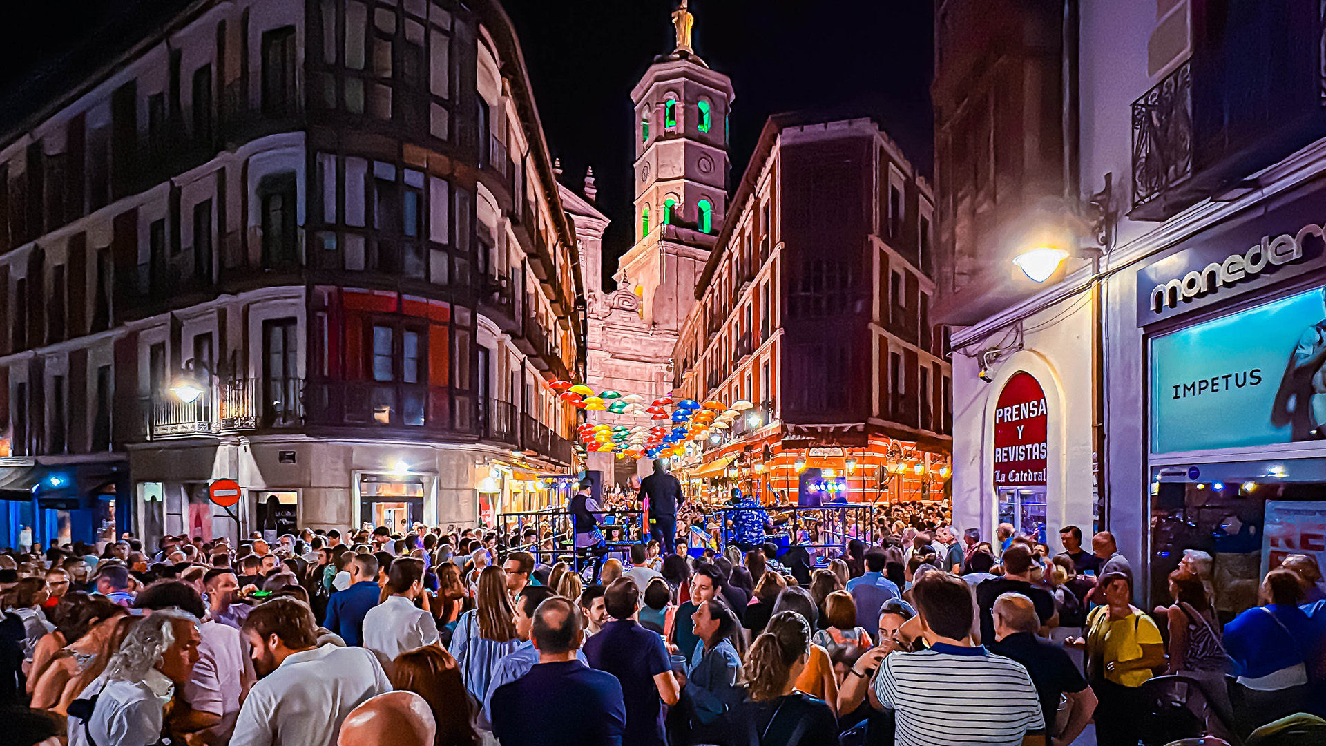Ambiente calles Feria de Día. Fiestas de Valladolid