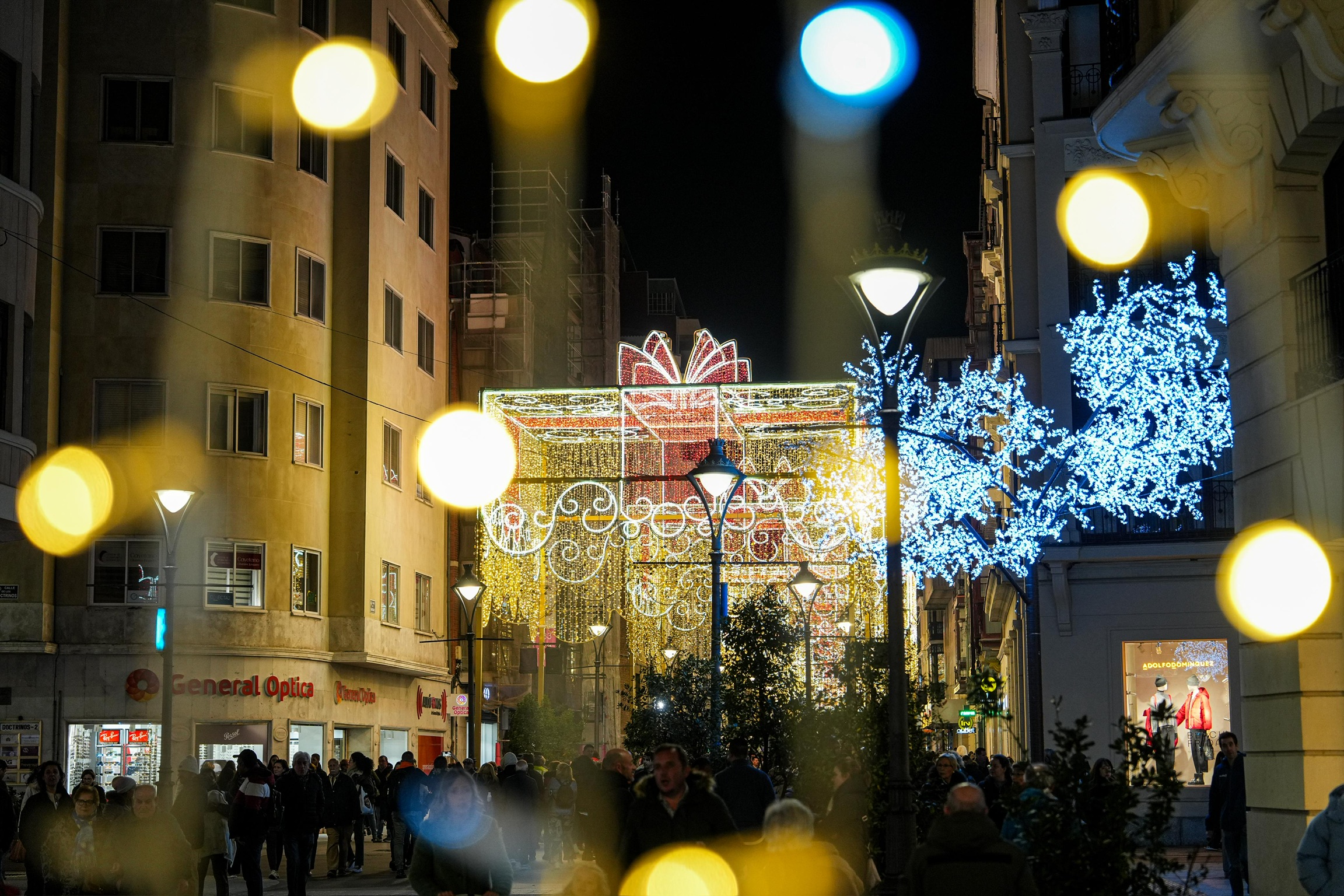 Luces Navidad calle Santiago