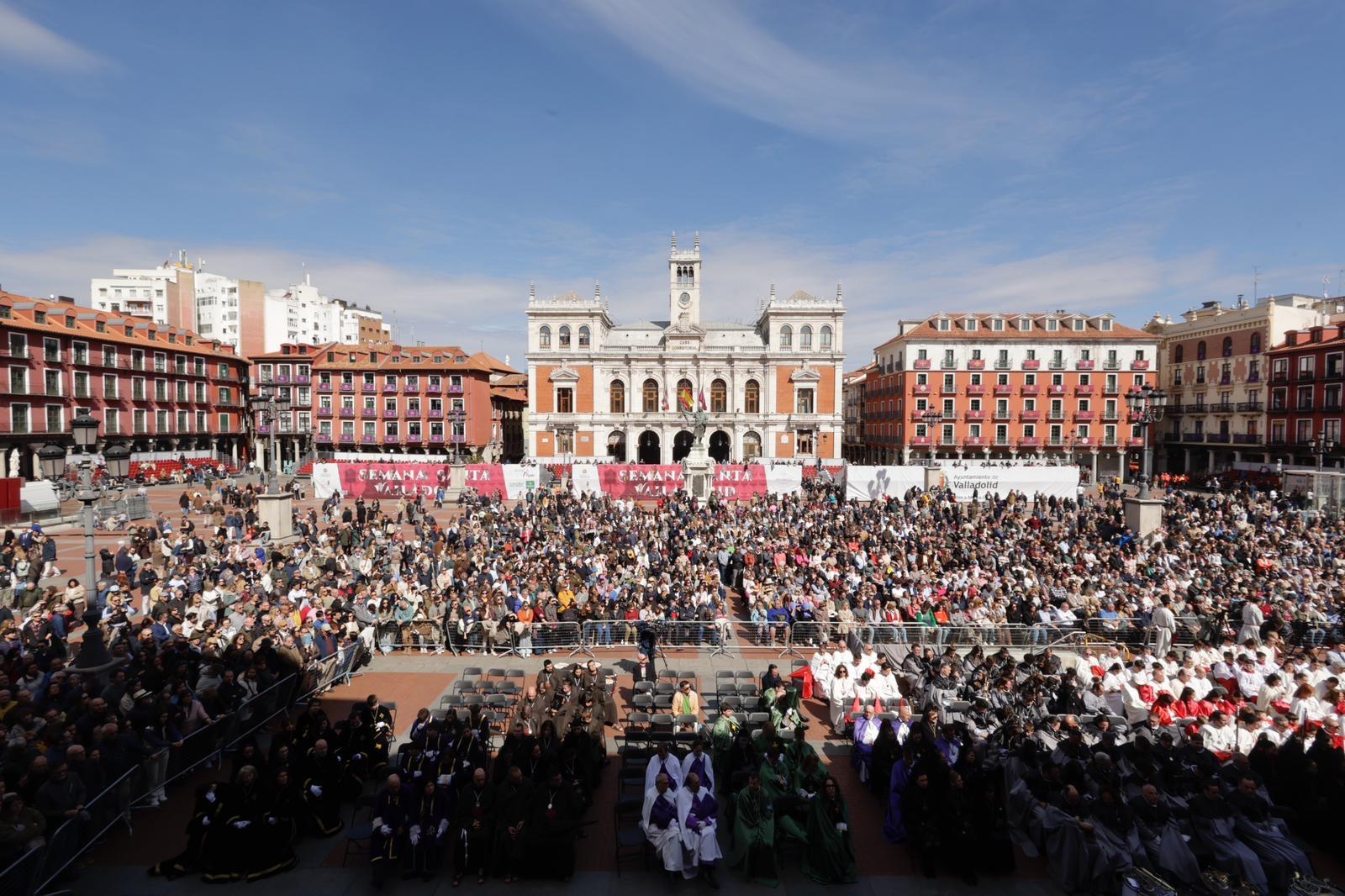 Plaza Mayor en Semana Santa