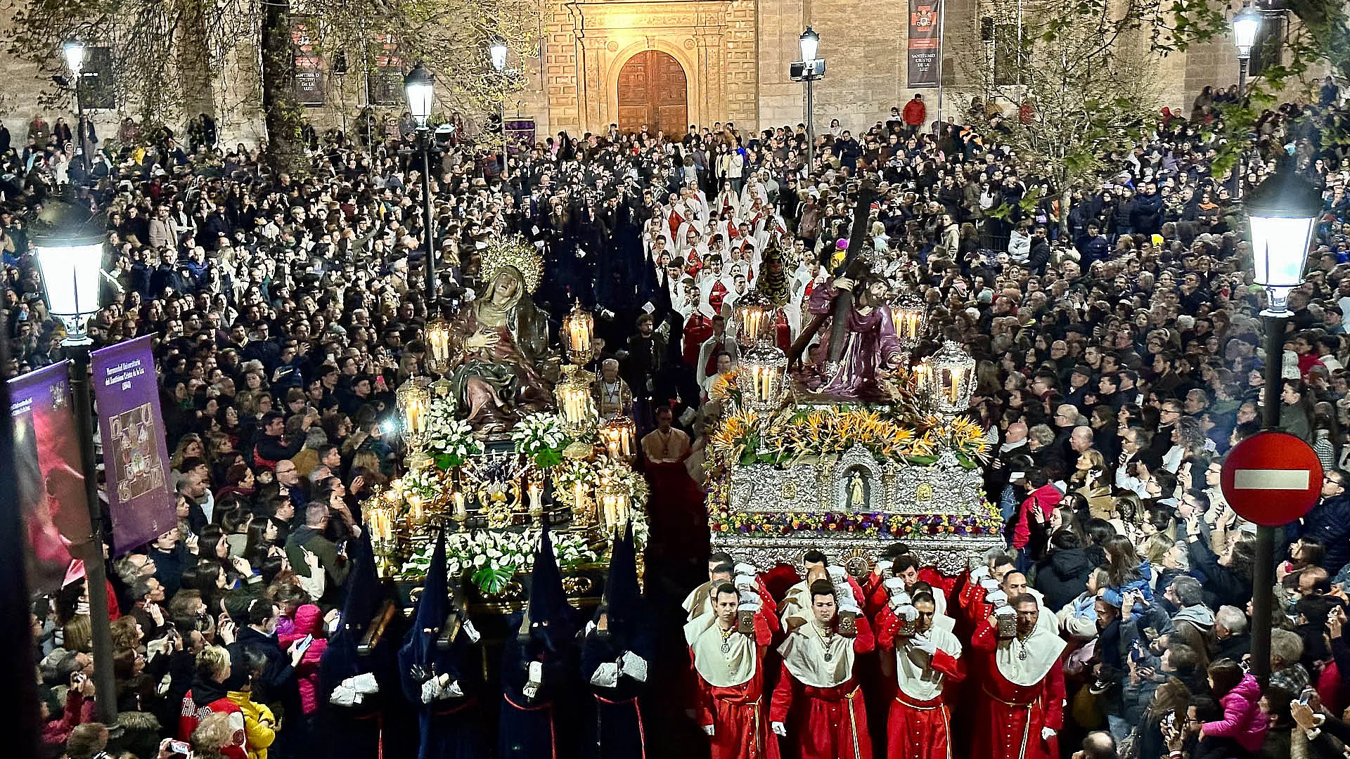 Procesión del Encuentro. Martes Santo. Semana Santa de Valladolid