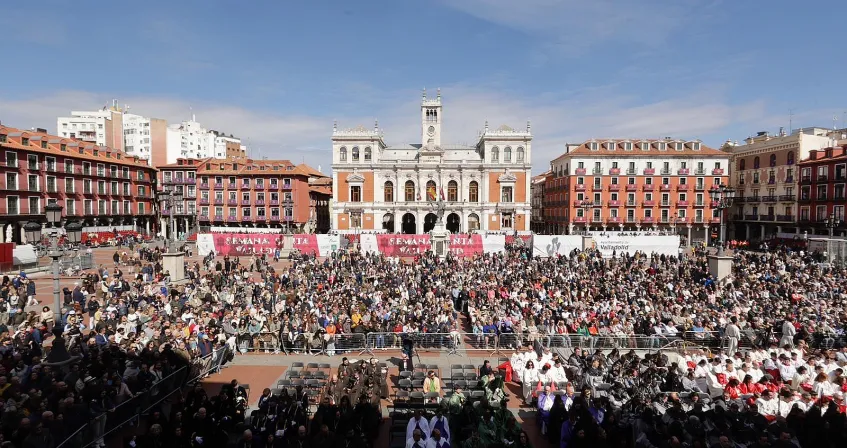 Plaza Mayor en Semana Santa